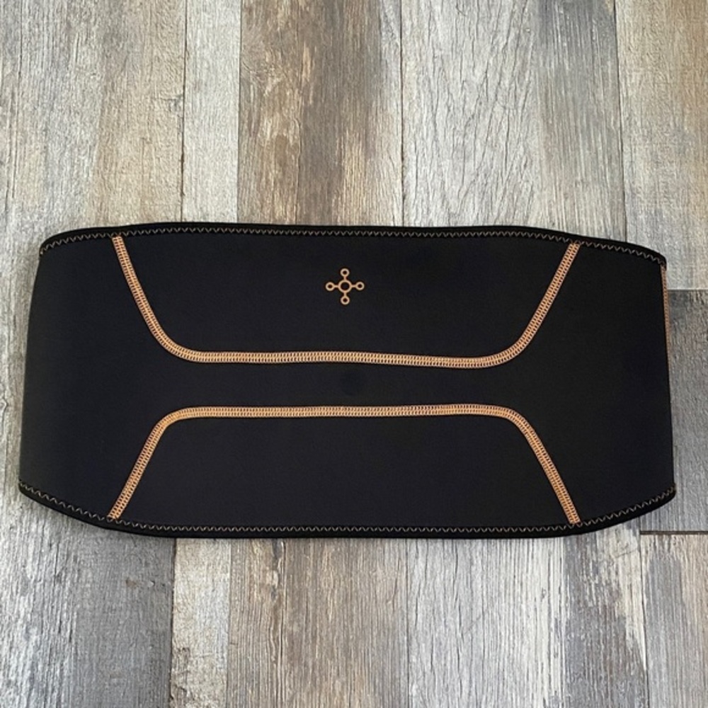 Sleek Black and Orange Waist Trainer
